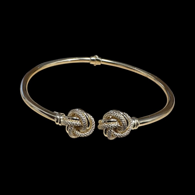BRACELET JONC NOEUD OR 18K