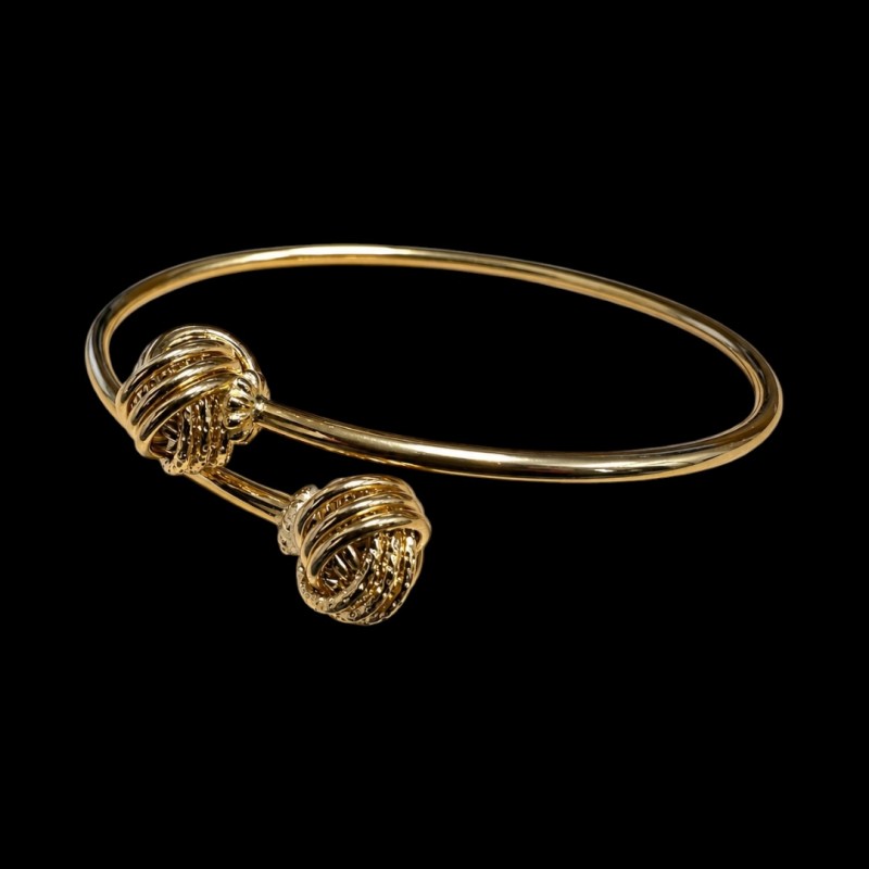 BRACELET JONC NOEUD - 3 BRANCHES - OR 18k