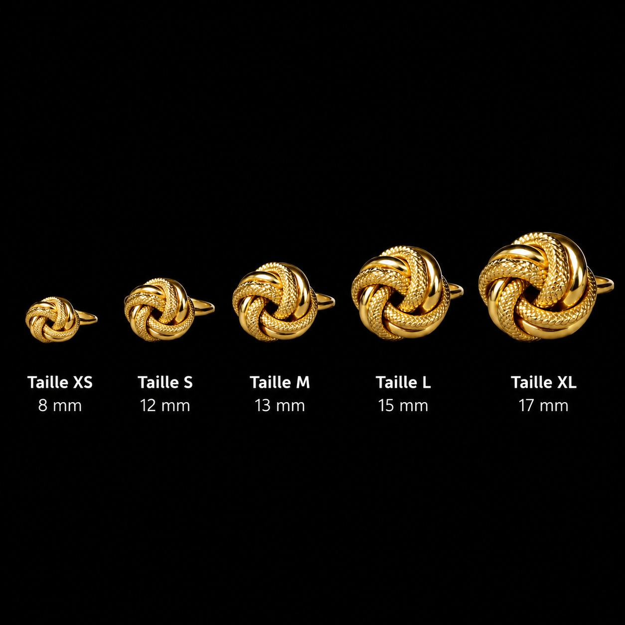 BAGUE NOEUD OR 18k
