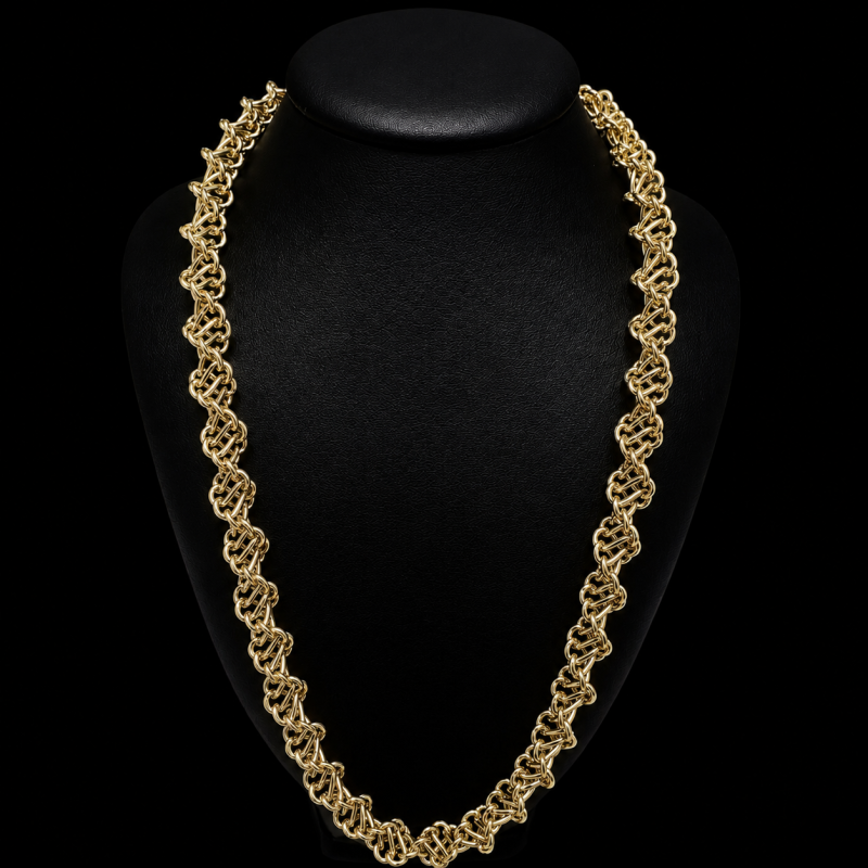 COLLIER MAILLE ADN OR 18K