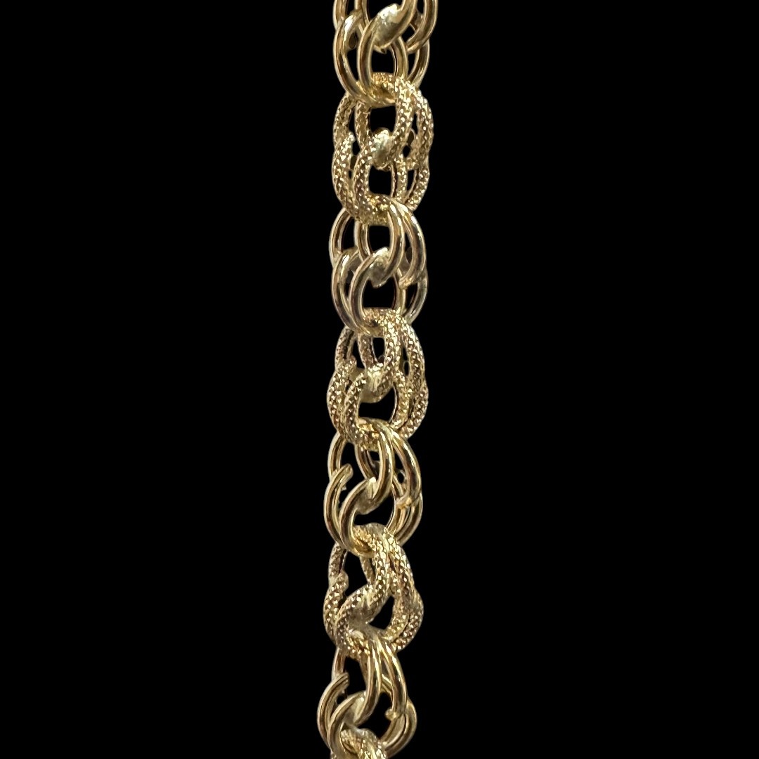 COLLIER MAILLE GROS SIROP -6MM- OR 18K