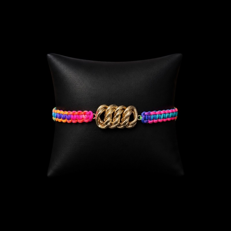 BRACELET FIL MAILLE AMÉRICAINE OR 18K