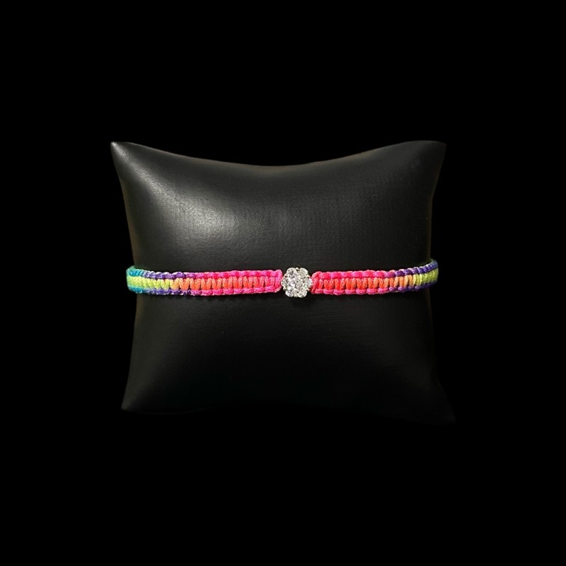 BRACELET FIL FLEURE OR 18K
