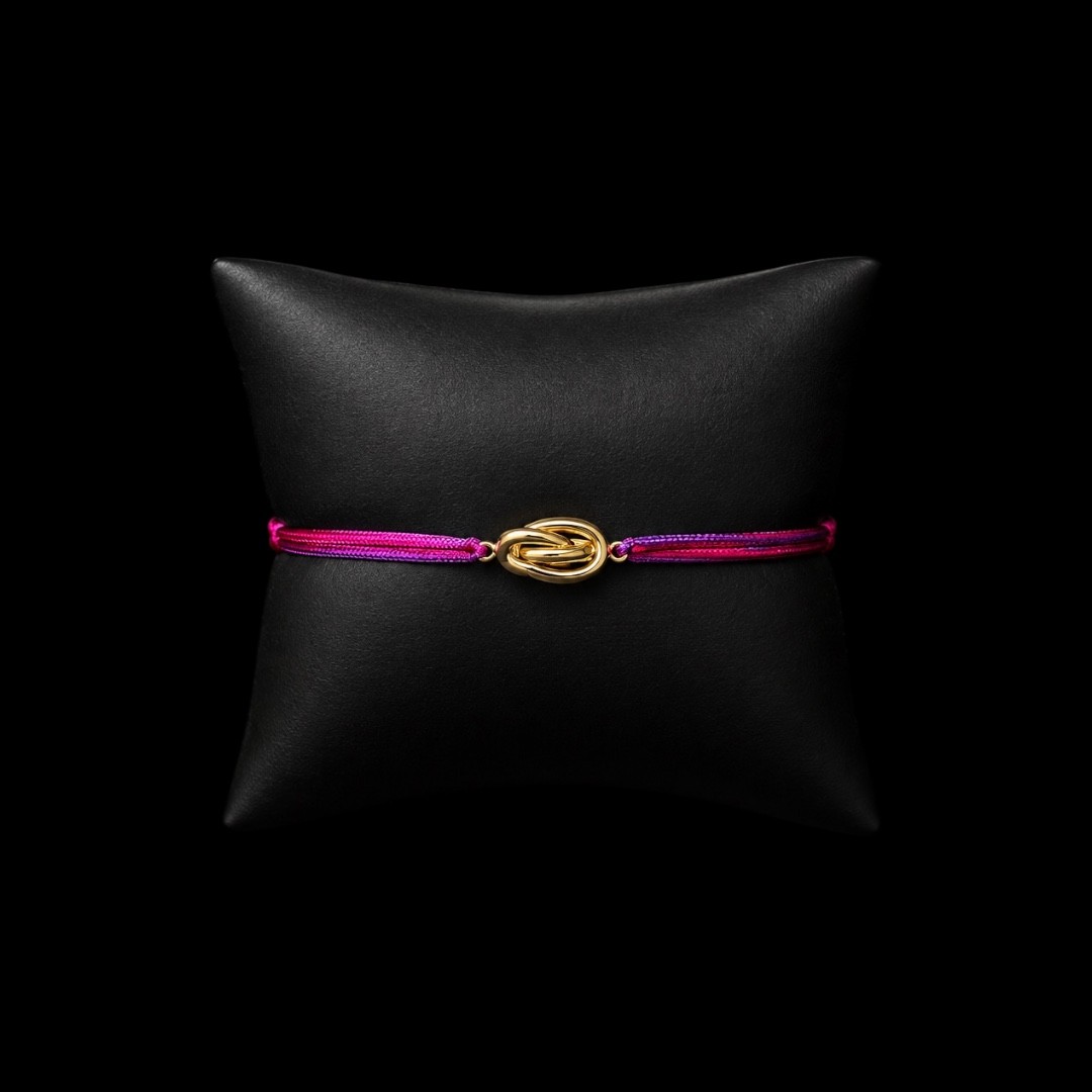 BRACELET MULTIFILS MAILLE FORÇAT OR 18K