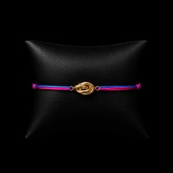 BRACELET MULTIFILS - MAILLE FORÇAT OR 18K