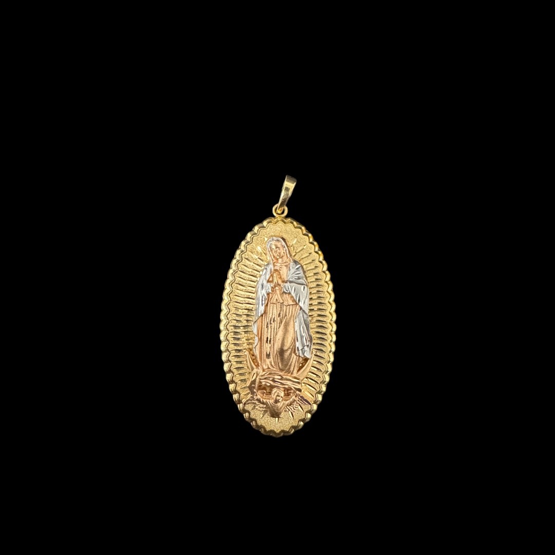 PENDENTIF VIERGE -3OR- OR 18k